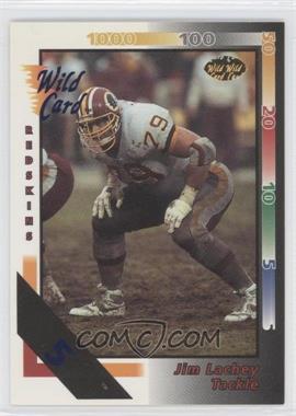 1992 Wild Card - [Base] - 5 Stripe #133 - Jim Lachey