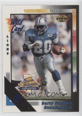 1992 Wild Card - [Base] - National Convention 5 Stripe #108 - Barry Sanders