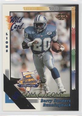 1992 Wild Card - [Base] - National Convention 5 Stripe #108 - Barry Sanders