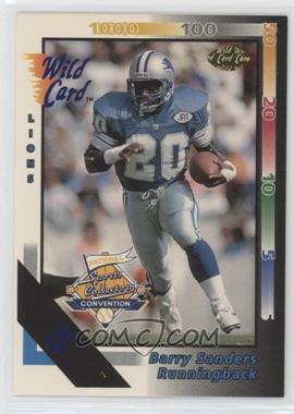 1992 Wild Card - [Base] - National Convention 5 Stripe #108 - Barry Sanders