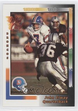 1992 Wild Card - [Base] #117 - John Elway