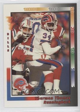 1992 Wild Card - [Base] #202 - Thurman Thomas