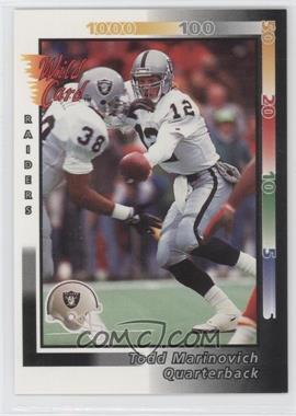 1992 Wild Card - [Base] #73 - Todd Marinovich