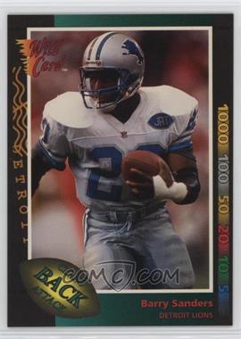 1992 Wild Card - Class Back Attack #SP2 - Barry Sanders