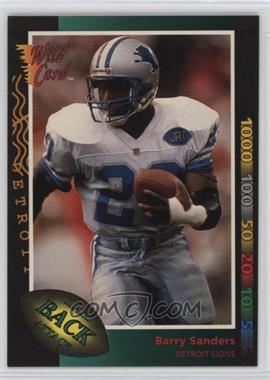 1992 Wild Card - Class Back Attack #SP2 - Barry Sanders