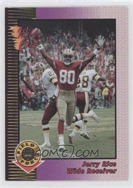 1992 Wild Card - Field Force - Gold #30 - Jerry Rice