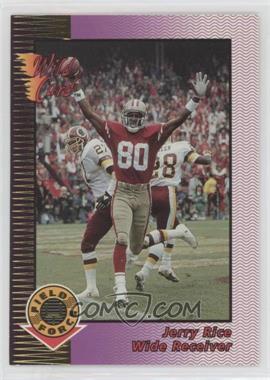 1992 Wild Card - Field Force - Gold #30 - Jerry Rice