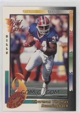 1992 Wild Card - Pro Picks #5 - Thurman Thomas