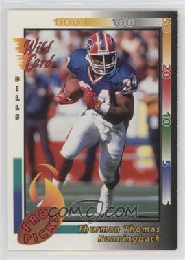 1992 Wild Card - Pro Picks #5 - Thurman Thomas