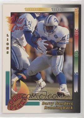 1992 Wild Card - Pro Picks #7 - Barry Sanders