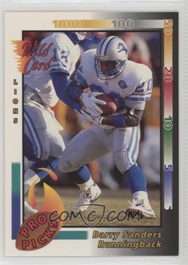 1992 Wild Card - Pro Picks #7 - Barry Sanders