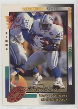 1992 Wild Card - Pro Picks #7 - Barry Sanders