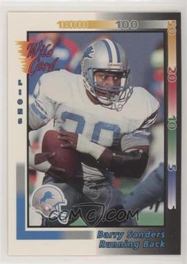 1992 Wild Card - Promos #P-7 - Barry Sanders