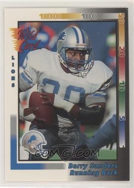 1992 Wild Card - Promos #P-7 - Barry Sanders