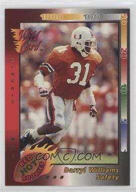 1992 Wild Card - Red Hot Rookies - Gold #1 - Darryl Williams