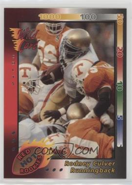 1992 Wild Card - Red Hot Rookies - Silver #15 - Rodney Culver
