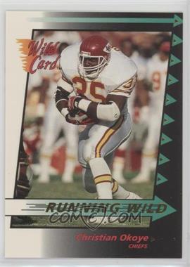 1992 Wild Card - Running Wild - Gold #25 - Christian Okoye