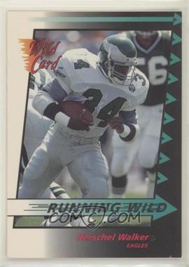1992 Wild Card - Running Wild - Gold #34 - Herschel Walker [EX to NM]
