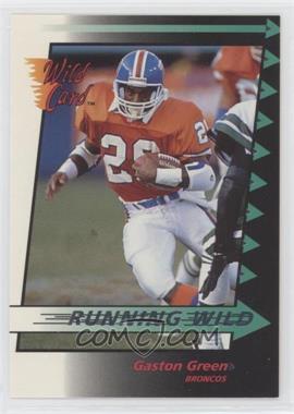 1992 Wild Card - Running Wild - Silver #16 - Gaston Green