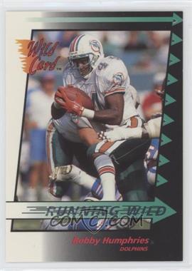 1992 Wild Card - Running Wild - Silver #20 - Bobby Humphrey