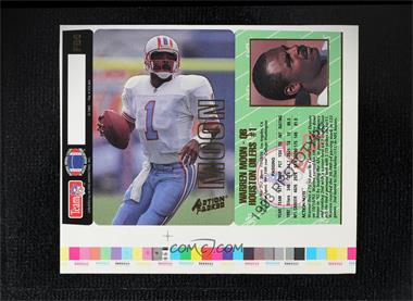 1993 Action Packed - Prototypes - Unfolded #FB6 - Warren Moon [EX to NM]