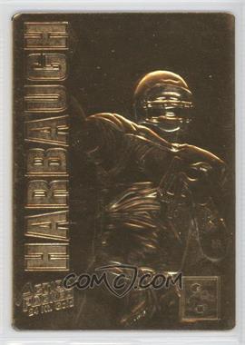 1993 Action Packed - Quarterback Club - 24 Kt. Gold Mint #QB6 - Jim Harbaugh /2500