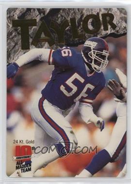 1993 Action Packed All-Madden Team - 24 Kt. Gold - Missing Serial Number #11G - Lawrence Taylor