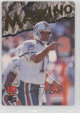 1993 Action Packed All-Madden Team - 24 Kt. Gold - Missing Serial Number #4G - Dan Marino