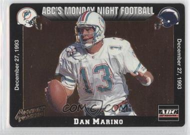 1993 Action Packed Monday Night Football - [Base] #72 - Dan Marino