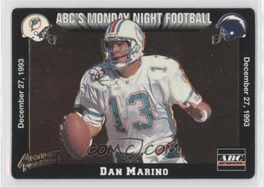 1993 Action Packed Monday Night Football - [Base] #72 - Dan Marino