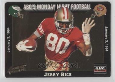 1993 Action Packed Monday Night Football - [Base] #78 - Jerry Rice