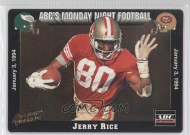 1993 Action Packed Monday Night Football - [Base] #78 - Jerry Rice