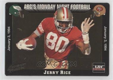 1993 Action Packed Monday Night Football - [Base] #78 - Jerry Rice