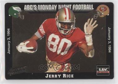 1993 Action Packed Monday Night Football - [Base] #78 - Jerry Rice