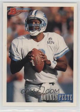 1993 Bowman - [Base] #306 - Rodney Peete