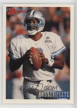 1993 Bowman - [Base] #306 - Rodney Peete