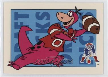 1993 CARDZ Team NFL The Flintstones - [Base] #17 - Draft Picks - New England Patriots, Dino