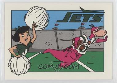 1993 CARDZ Team NFL The Flintstones - [Base] #48 - Schedule - New York Jets