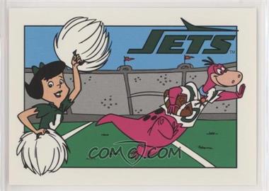1993 CARDZ Team NFL The Flintstones - [Base] #48 - Schedule - New York Jets