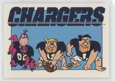 1993 CARDZ Team NFL The Flintstones - Prototype #6 - San Diego Chargers