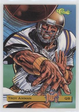 1993 Classic Draft Picks - Superheros #SS1 - Troy Aikman /15000