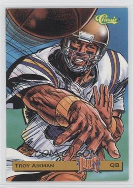 1993 Classic Draft Picks - Superheros #SS1 - Troy Aikman /15000