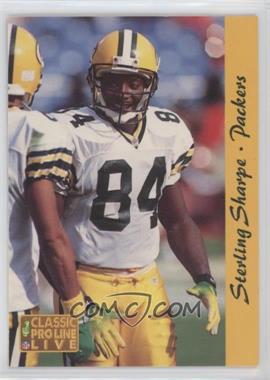 1993 Classic Pro Line Live - [Base] #91 - Sterling Sharpe