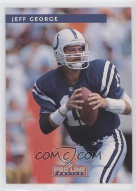 1993 Classic Pro Line Live/Portraits Previews - [Base] #2 - Jeff George /12000