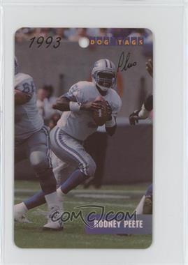 1993 Dog Tags - Gold #058 - Rodney Peete /25000