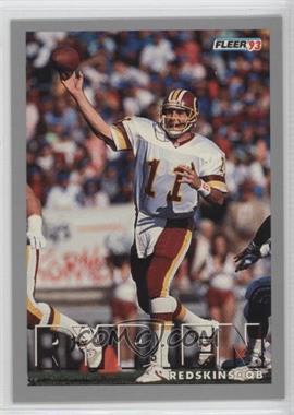 1993 Fleer - [Base] #74 - Mark Rypien