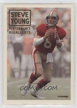 1993 Fleer - Steve Young Performance Highlights #7 - Steve Young
