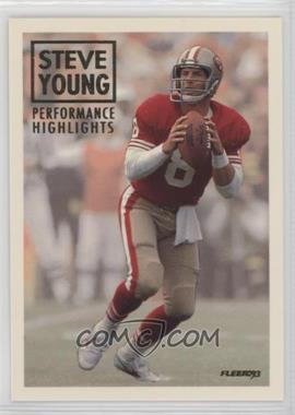 1993 Fleer - Steve Young Performance Highlights #7 - Steve Young