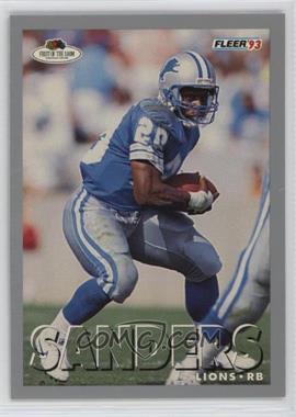 1993 Fleer Fruit of the Loom - [Base] #20 - Barry Sanders