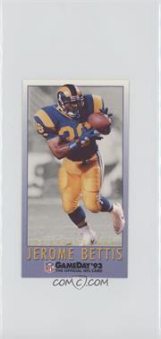 1993 Fleer GameDay - [Base] #339 - Jerome Bettis [EX to NM]